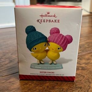 Hallmark Keepsake Sister Chicks Ornament 2014